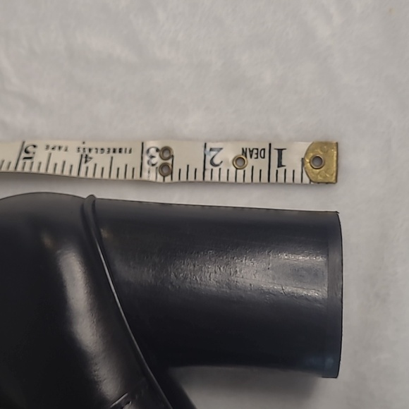 Nine West,  black leather boots with gold buckle. - Picture 3 of 6